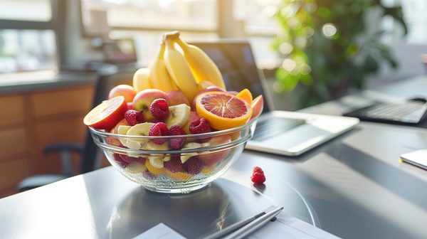 Boostez votre journée avec des fruits au bureau